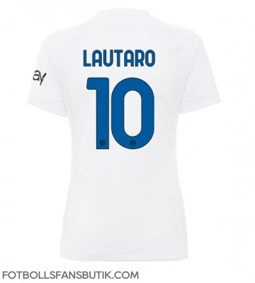 Inter Milan Lautaro Martinez #10 Replika Bortatröja Damer 2023-24 Kortärmad